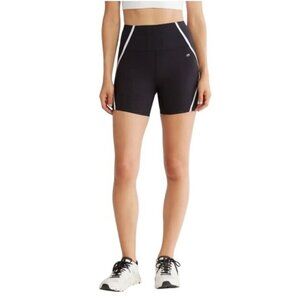 MARIKA Womens Black MId Rise Dynah Performance Biker Shorts Sz M New